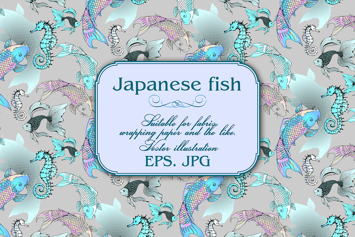 Japanese fish, a Pattern Graphic by Designs by Helen Trupak (Photo 5 of 9)