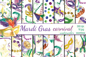 Mardi Gras Carnival Patterns