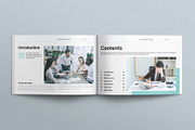 Company Profile Template Landscape, a Brochure Template by E-Type (Thumbnail 2 of 5)