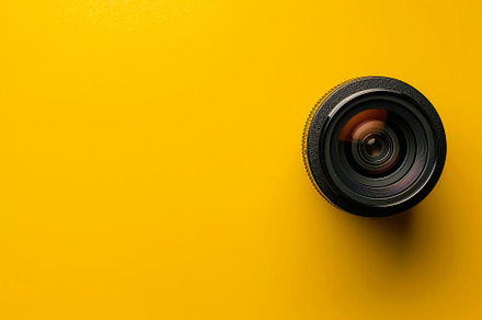 A lens with intricate details is pla, a Photo by Tanuart