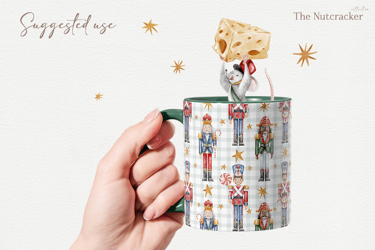 Nutcracker Watercolor Clipart, an Illustration by Gau Silva Studio (Photo 5 of 9)