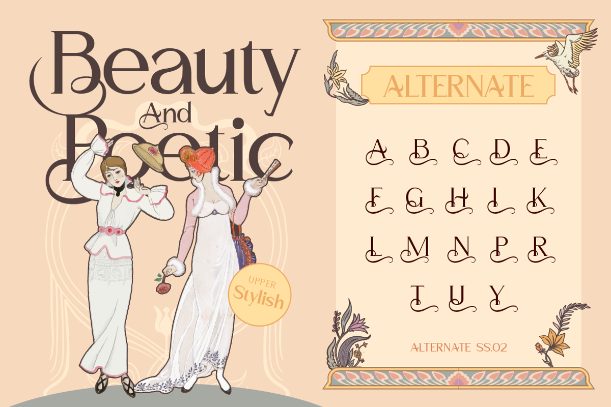 Amorthe, a Serif Font by Burntilldead (Photo 9 of 12)