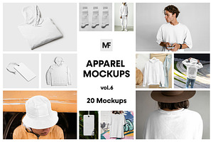 Fashion Clothing Apparel Mockups v.6, a Hoody Mockup by MockupForest