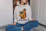 Watercolor christmas cosy winter set, a Background Graphic by Fresh art by Larysa (Thumbnail 6 of 6)