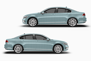 Sedan Mockup 3