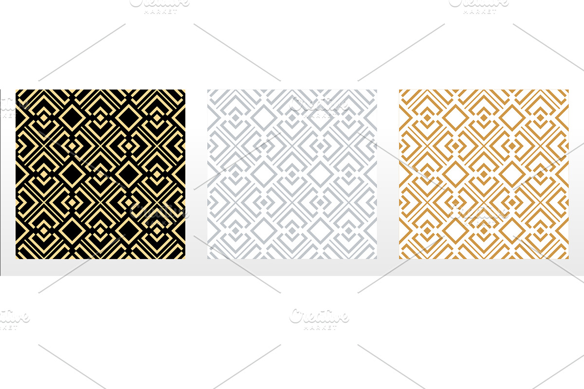 Geometric set of patterns, a Pattern Graphic by RODINA (Photo 1 of 3)