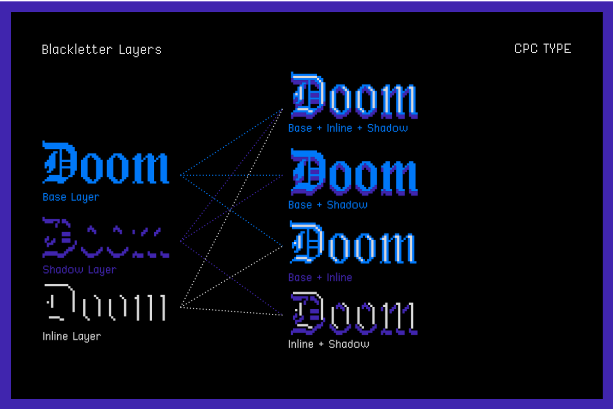 Waves CPC, a Blackletter Font by Christopher P. Cacho (Photo 4 of 9)
