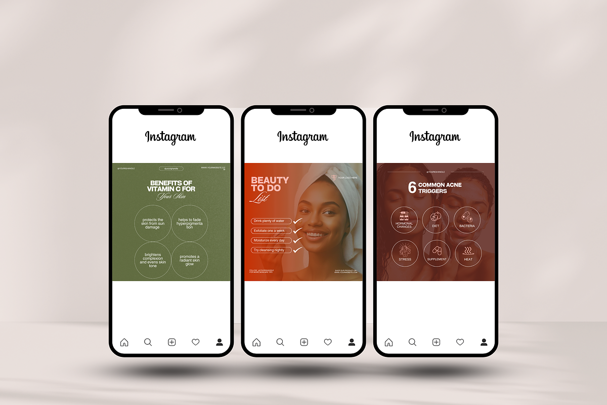 Skincare coach - Instagram Templates, a Social Media Template by My Template Studio (Photo 21 of 25)