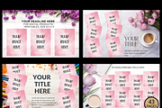 Book Mockup Templates for KDP A Plus, a Merchandise Mockup by LA Design (Thumbnail 4 of 10)