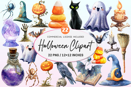 Halloween Clipart., a Graphic by CitraGraphics
