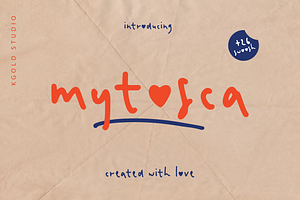 Mytosca - Handwritten Font