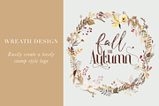 Fall for Autumn - Watercolor Clipart, an Illustration by The Autumn Rabbit Ltd (Thumbnail 4 of 7)