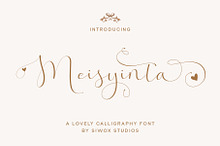 Meisyinta - A Romantic Font