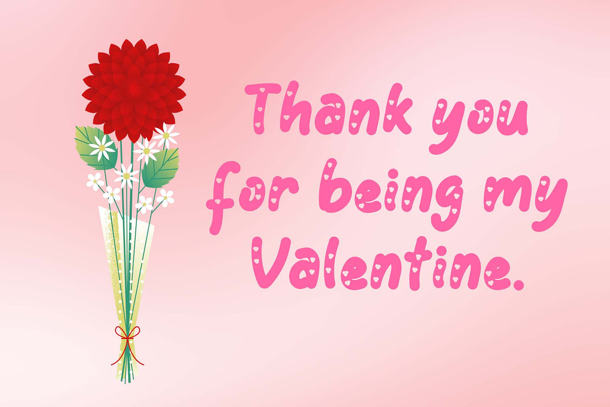 Bonny Valentine, a Handwritten Font by Yoga Letter (Photo 4 of 6)