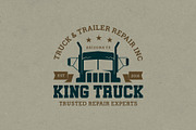 King Truck Logo Temp., a Branding & Logo Template by g design (Thumbnail 3 of 3)