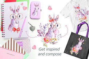 Bubble Gum Unicorn Sublimation