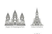 World's Famous Landmarks, an Illustration by eucalyp (Thumbnail 3 of 9)