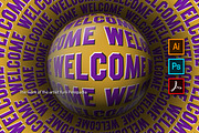 Welcome ball moving illusion, an Object Illustration by Guten Tag Vector (Thumbnail 2 of 2)