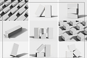 Cosmetic Box Packaging Mockup Set, a Packaging Mockup by Mego-studio (Thumbnail 7 of 7)