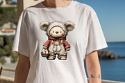 Whimsical Easter Teddy Bear Clipart, an Illustration by SVGArt (Thumbnail 3 of 6)