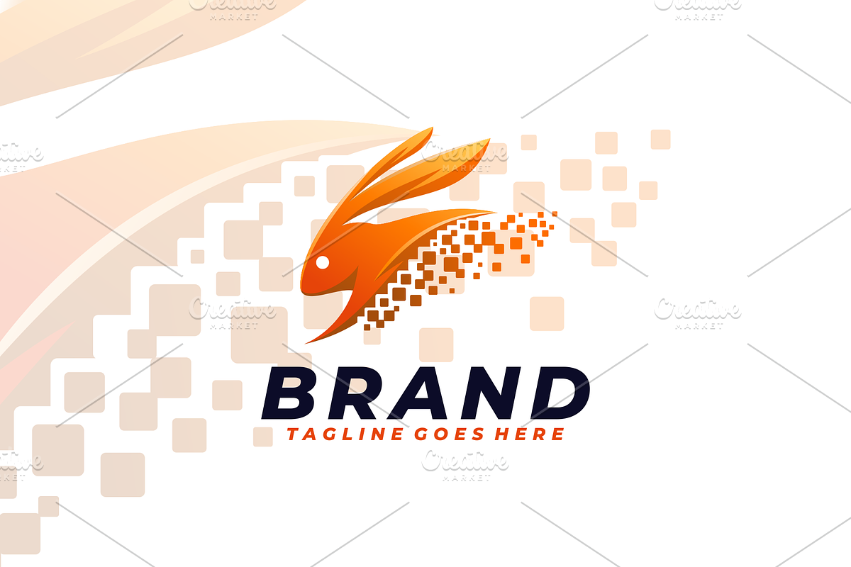 Bunny Tech Logo, a Branding & Logo Template by VectorCrow (Photo 2 of 3)