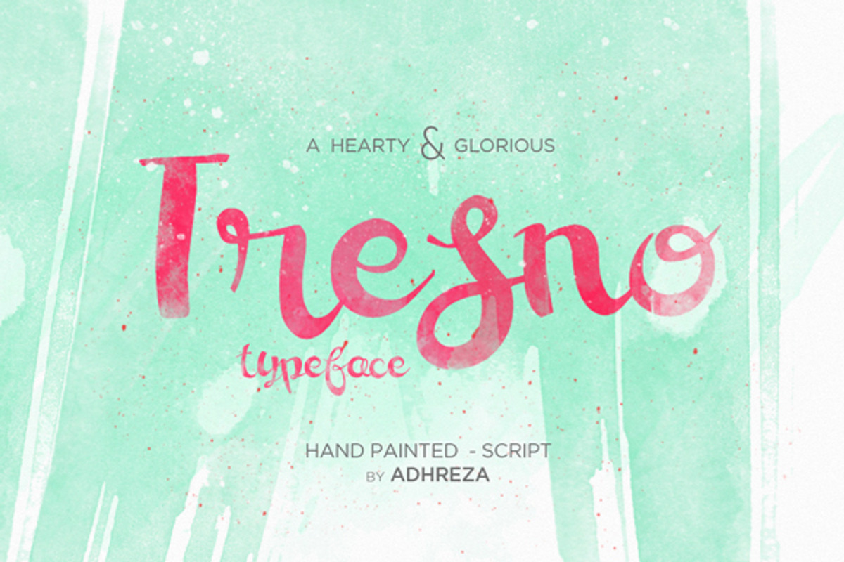 Tresno Typeface