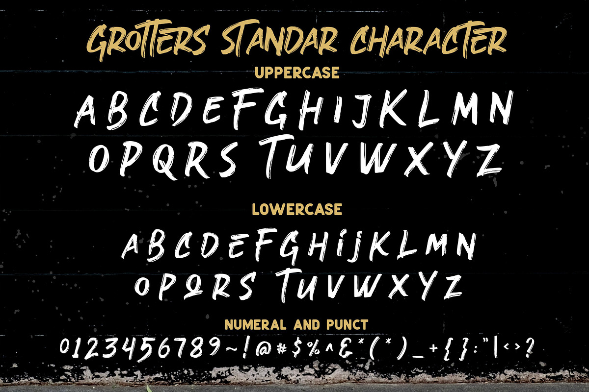 Grotters - Urban Font, a Blackletter Font by ErgibiStudio (Photo 9 of 10)