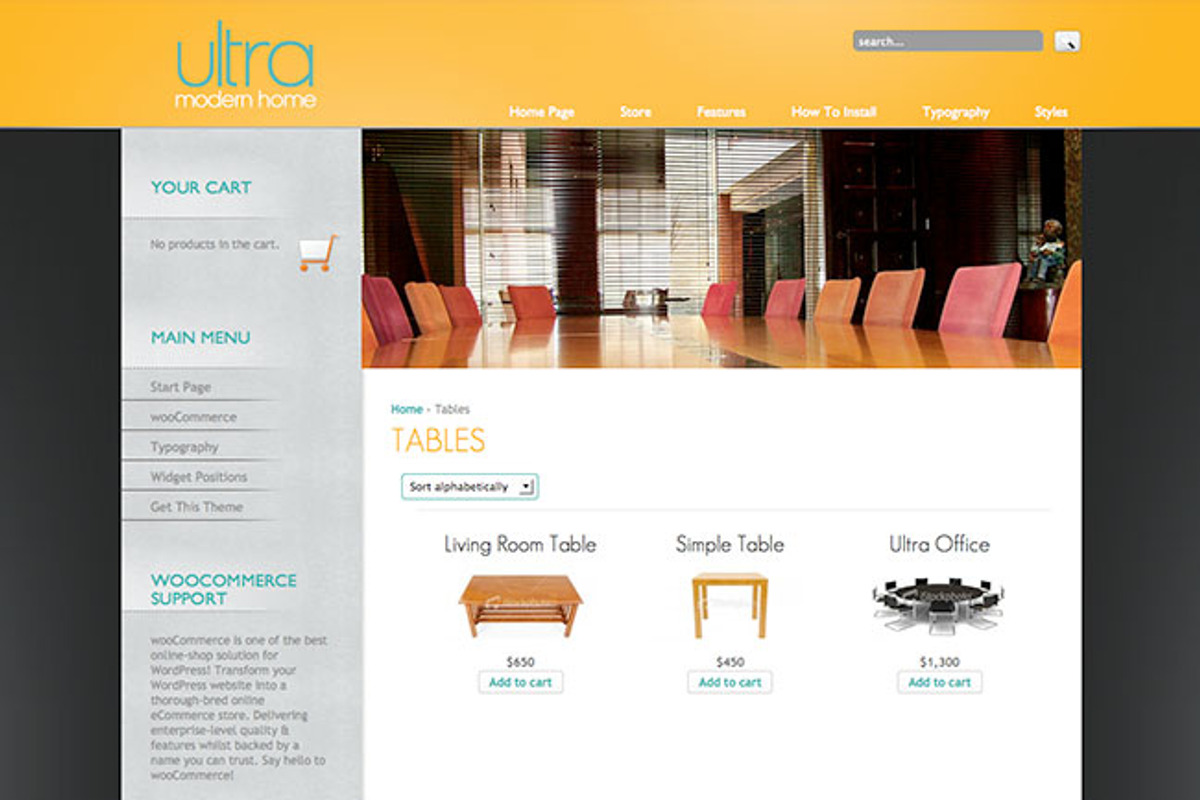 Hot Furniture Store, a WordPress Template by hot-themes (Photo 3 of 5)