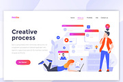 Landing page templates, a Templates & Theme by Creative Graphics (Thumbnail 12 of 12)