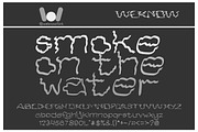 smoke on the water font, a Script Font by weknow (Thumbnail 1 of 5)