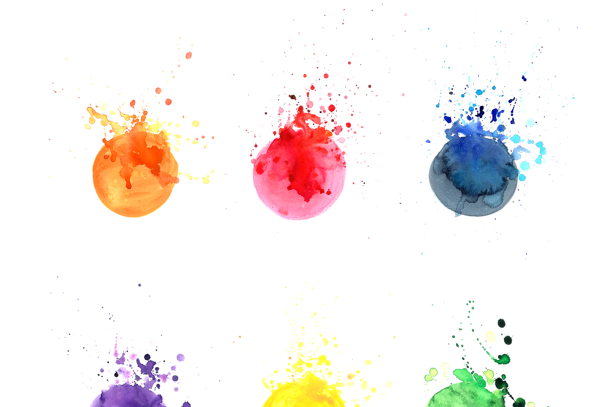 Hand-Painted Watercolor Abstracts, a Graphic by Irina (Photo 3 of 4)