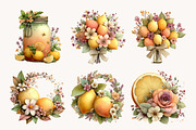 Whimsical Lemon Clipart, a Seasonal Illustration by Designworld (Thumbnail 4 of 10)