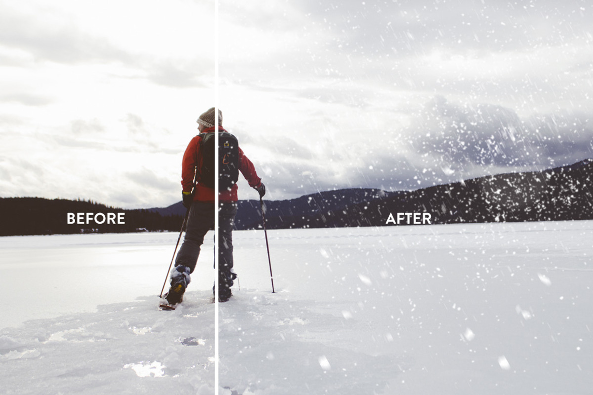 12 Snowflake overlays, a Texture Graphic by Graphic Goods Co (Photo 5 of 5)