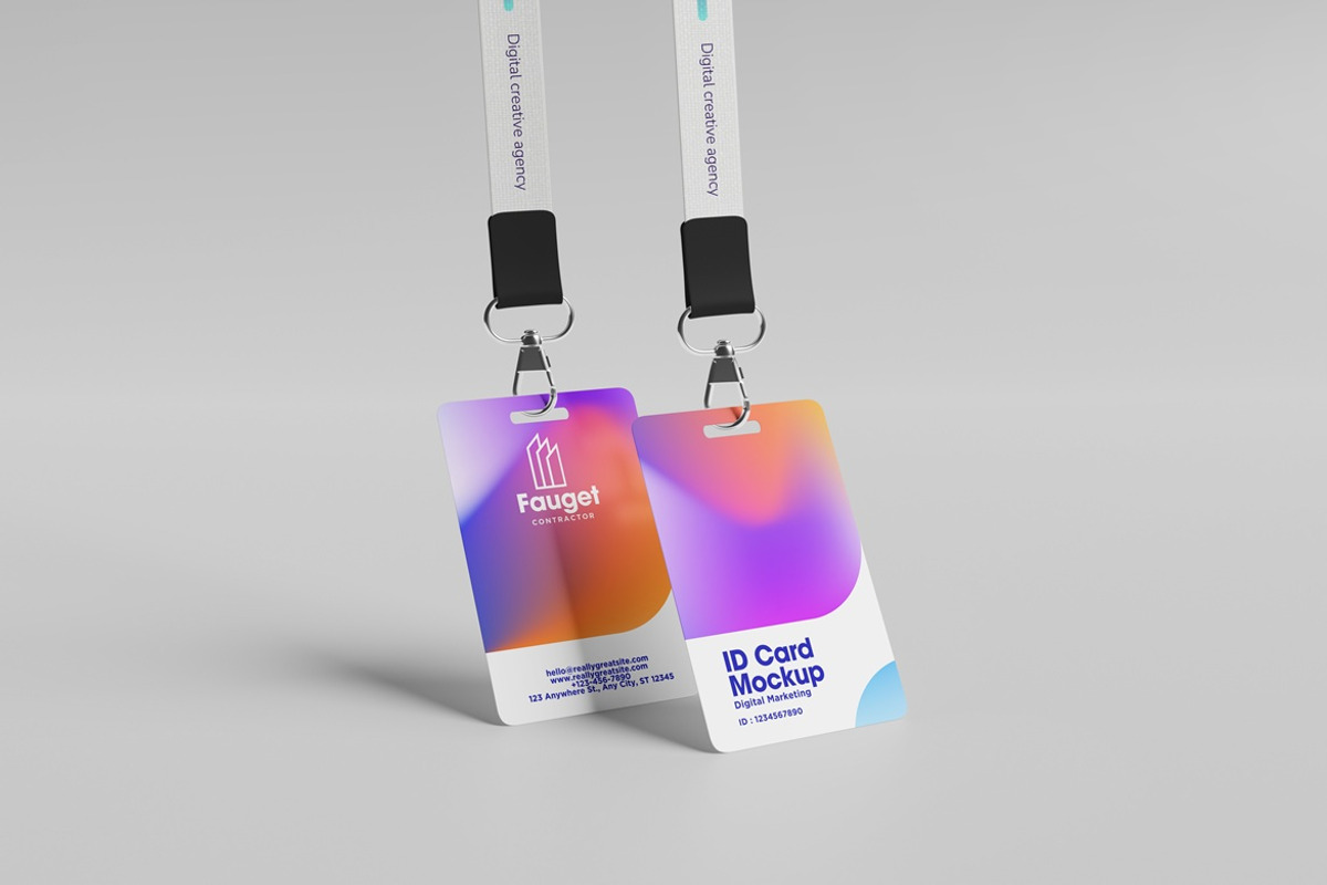 ID Card Mockup, a Product Mockup by PixelPiknik (Photo 7 of 8)