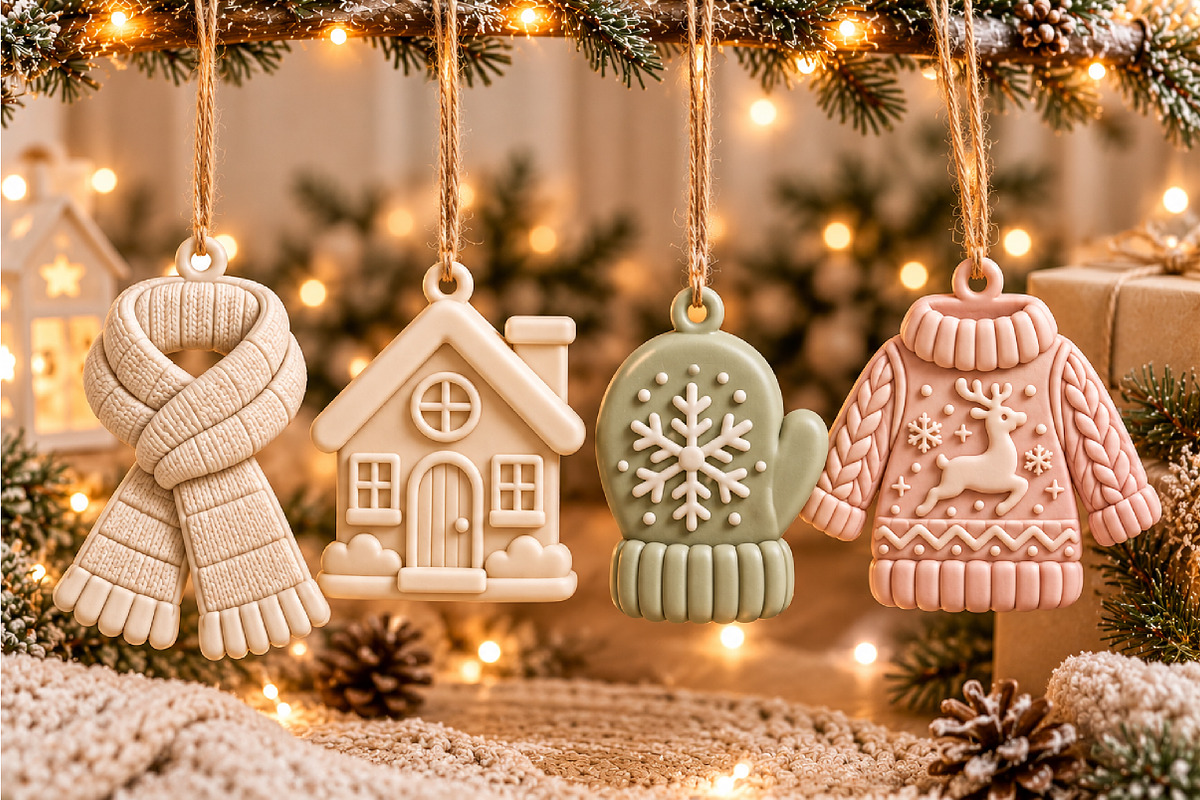 Christmas Keyring 3D STL File, an Object 3D Model by Layerology (Photo 3 of 3)