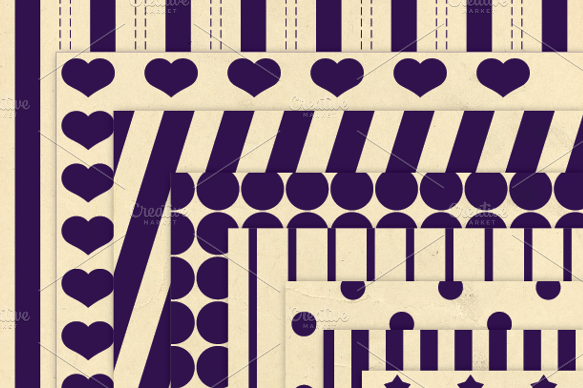 -60% Blue Iris Printable Paper Pack preview 2