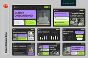 Client Onboarding Powerpoint, a Presentation Template by Sixtemp (Thumbnail 1 of 3)