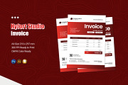 Hyfort Studio - Invoice, a Print Template by Esensifiksi.studio (Thumbnail 1 of 3)
