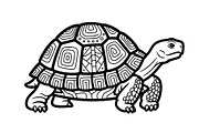 Turtle Line Art Illustration Bundle, an Illustration by Creativeshirt (Thumbnail 15 of 48)