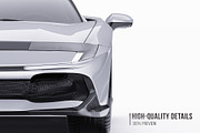 2026 Supercar Performance Coupe, an Advertising Mockup by Halal Graphic Studio (Thumbnail 3 of 12)