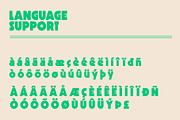 Bazook - A Retro Geo-Sans Font, a Font by JK Design Co. (Thumbnail 8 of 10)