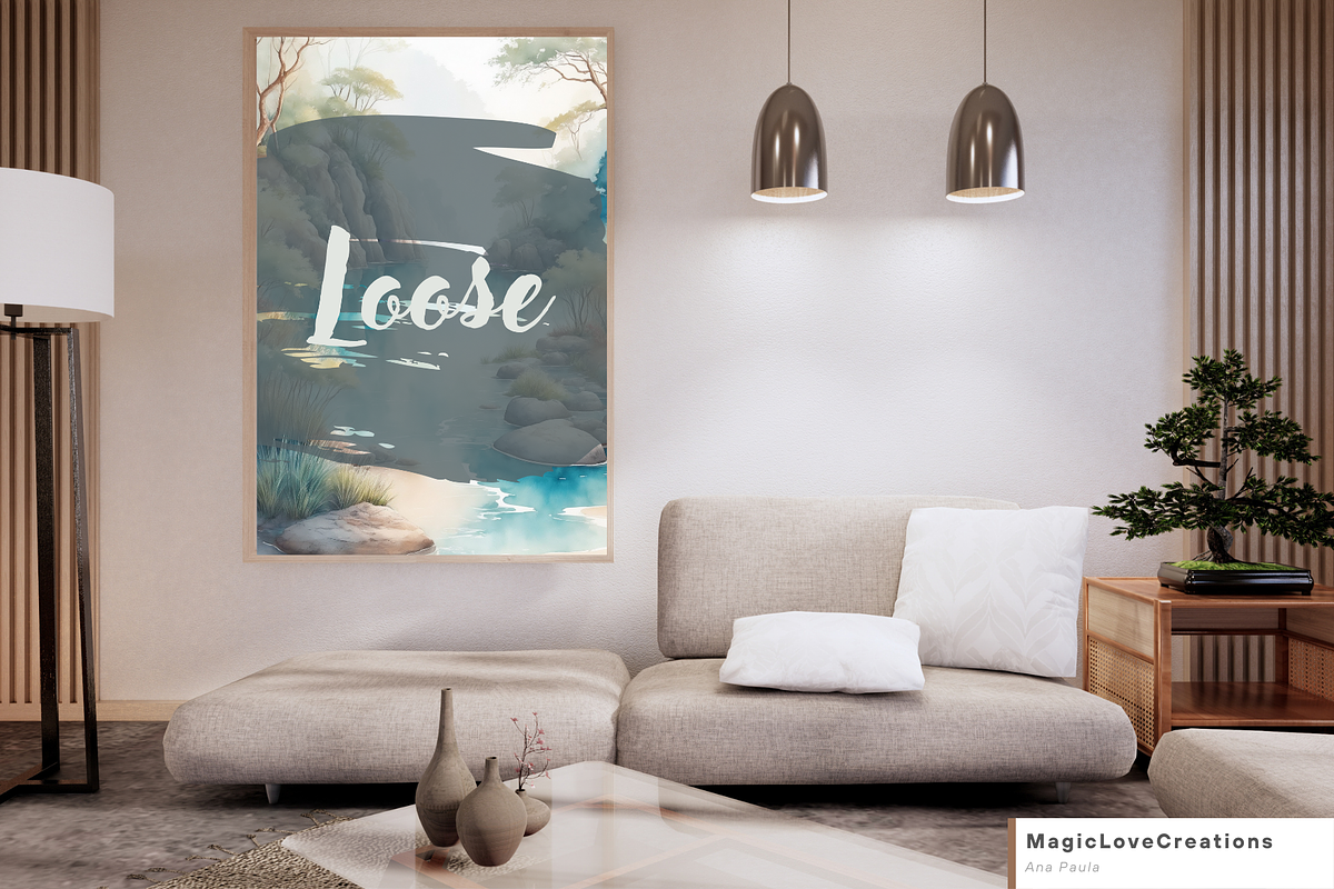 Spiritual Positive Quote Print Wall, a Poster Template by MagicLove Creations (Photo 8 of 10)
