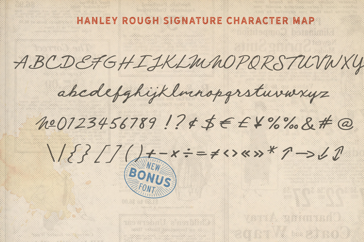 Hanley Rough Font Collection, a Script Font by DISTRICT 62 STUDIO (Photo 22 of 26)