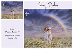 45 Rainbow PS Overlays