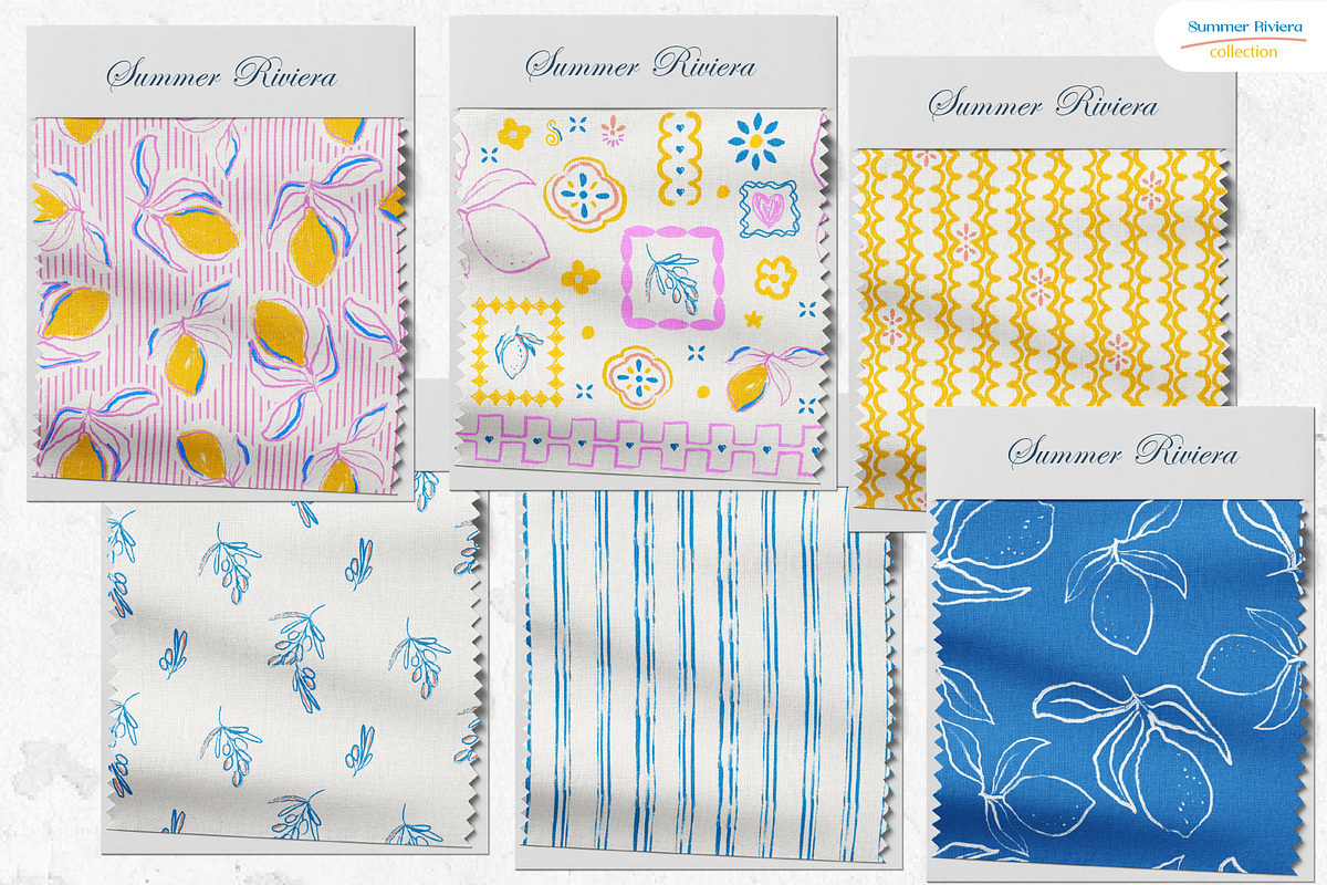 Summer Riviera - Seamless Patterns, a Pattern Graphic by Milky April (Photo 6 of 7)