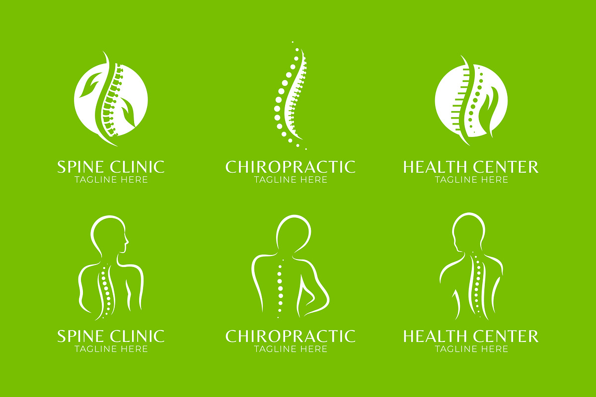 Chiropractic Spine Care Logo Set, a Branding & Logo Template by Signatoro (Photo 4 of 4)