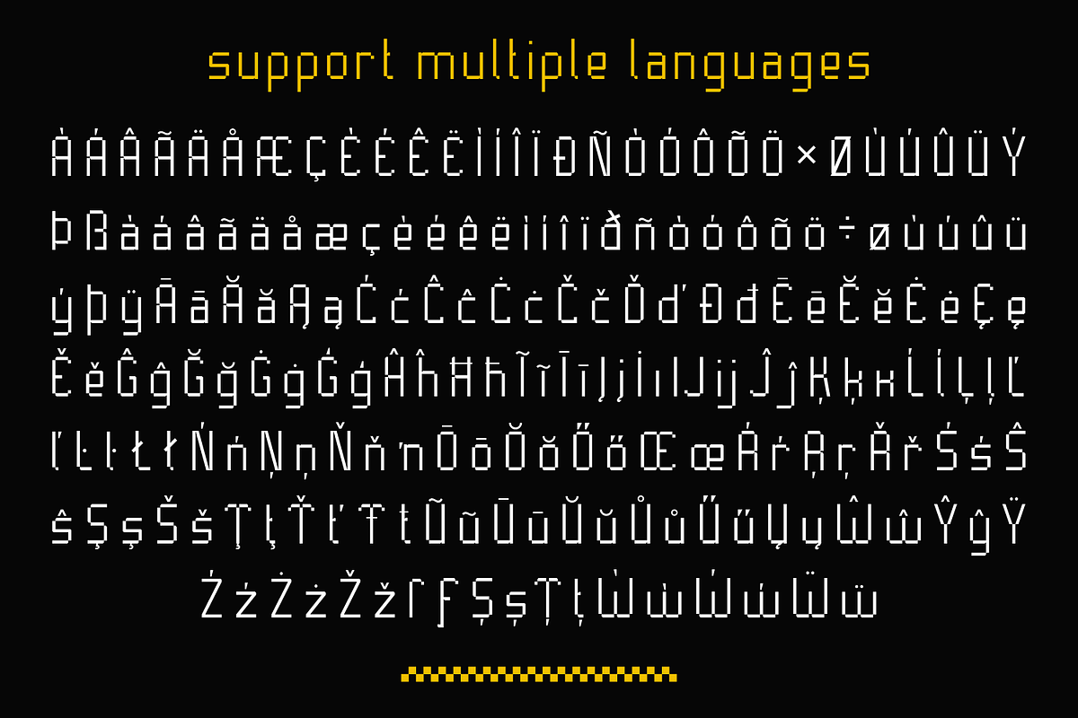 Pixto - Pixel Inspired Font, a Sans Serif Font by ghozai studio (Photo 4 of 7)