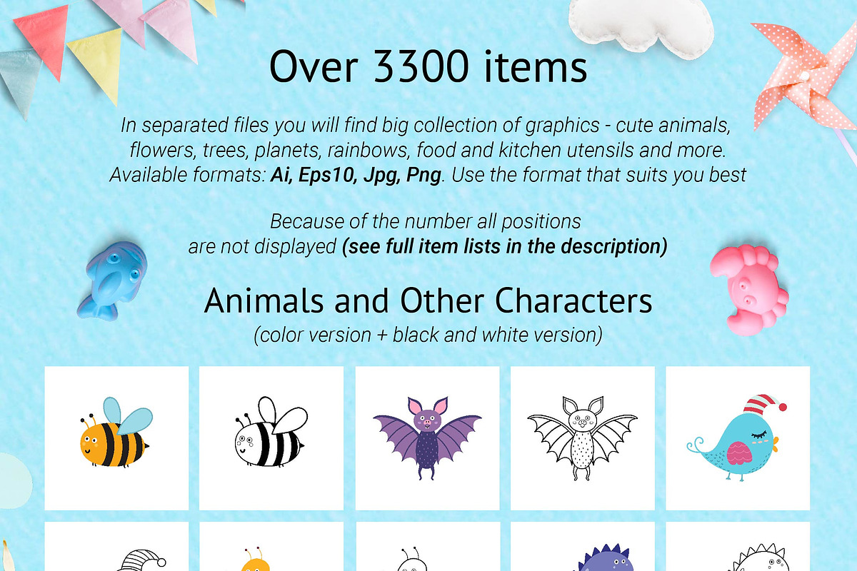 3309 in 1 Graphic Bundle, an Animal Illustration by Gulnara Sabirova (Photo 7 of 15)