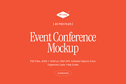 Conference & Event Branding Mockups, a Mockup by Vitora Mockup (Thumbnail 3 of 19)