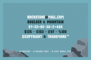 Rockstone Display Font, a Sans Serif Font by alpercakici (Thumbnail 8 of 9)